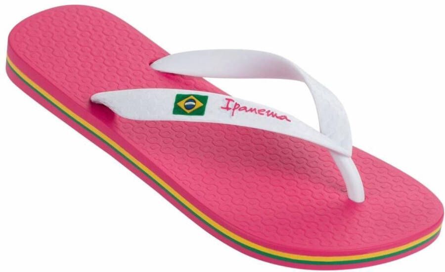 Ipanema Classic Brasil roze wit slippers meisjes