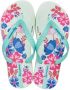 Ipanema Classic Kids teenslippers met printopdruk groen roze - Thumbnail 1