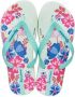 Ipanema Classic Kids teenslippers met printopdruk groen roze - Thumbnail 2