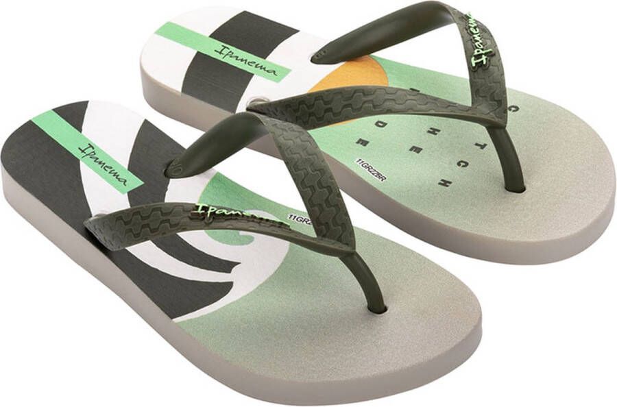 Ipanema Classic Kids Slippers Heren Junior Beige Green