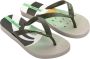Ipanema Classic Kids Slippers Unisex Junior Beige Green - Thumbnail 3