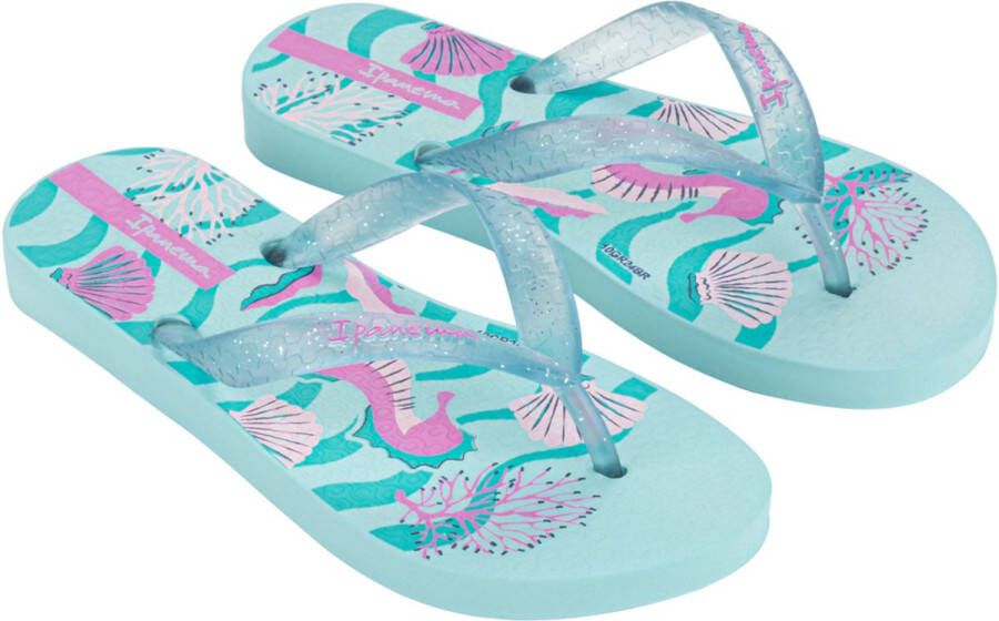 Ipanema Classic Kids Unisex Junior Slippers Blue Lilac