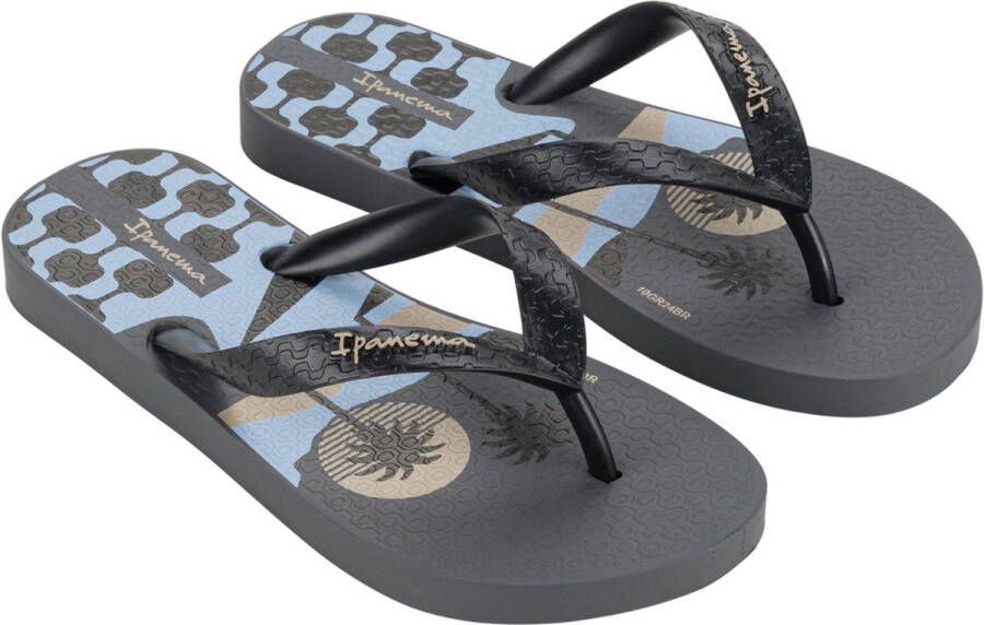 Ipanema Classic Kids Unisex Junior Slippers Grey Black