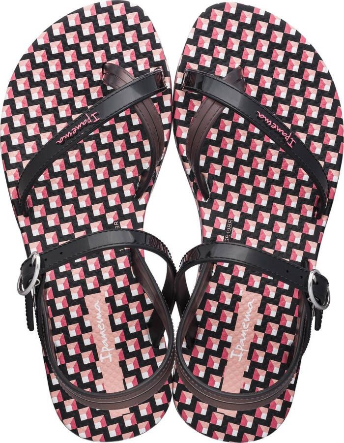 Fashion Sandal voor pink black - Schoenen.nl