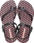 Ipanema Fashion Sandal sandalen met bloemenprint roze zwart - Thumbnail 1
