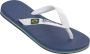 Ipanema Classic Brasil Kids Slippers Kids Blue White - Thumbnail 1