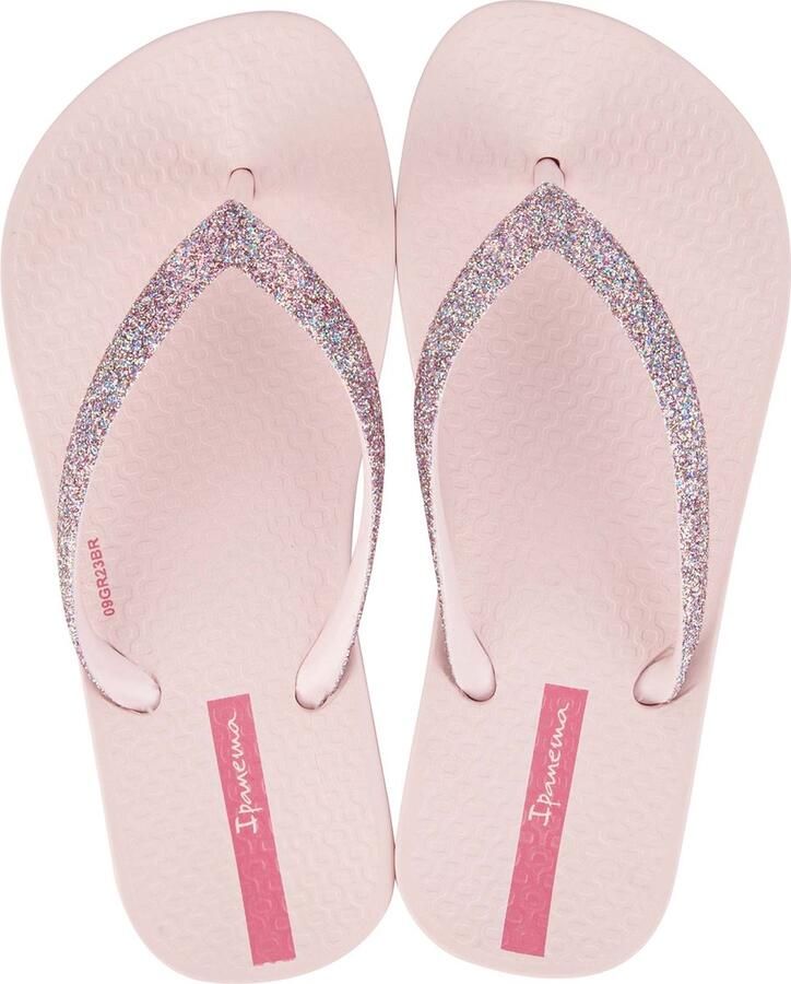 Ipanema Anatomic Lolita teenslippers met glitters lichtroze Meisjes Rubber 25 26 - Foto 3