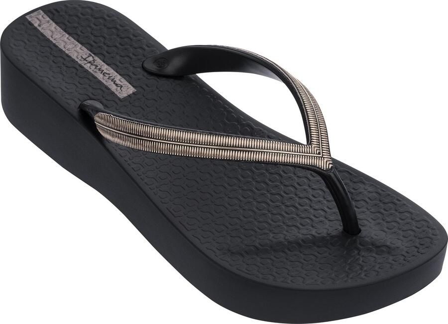 Ipanema Anatomic Mesh Plateau slipper voor dames black rose