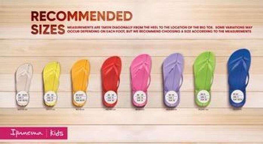 Ipanema Anatomic Tan Colors Kids Slippers Dames Junior Yellow - Foto 2