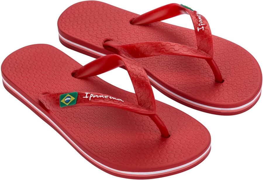 Ipanema Classic Brasil Kids Jongens Slippers Red