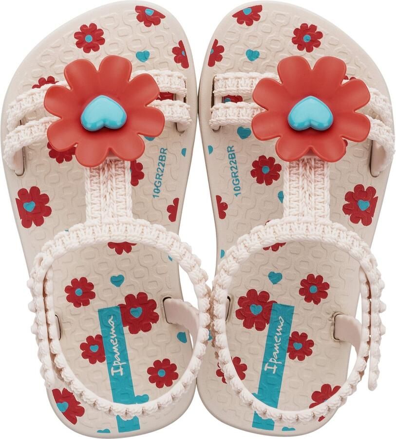 Ipanema Daisy Baby gebloemde sandalen beige Meisjes Gerecycled materiaal (duurzaam) 22 23