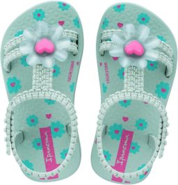 Ipanema Daisy Baby gebloemde sandalen mintgroen roze Meisjes Rubber Bloemen