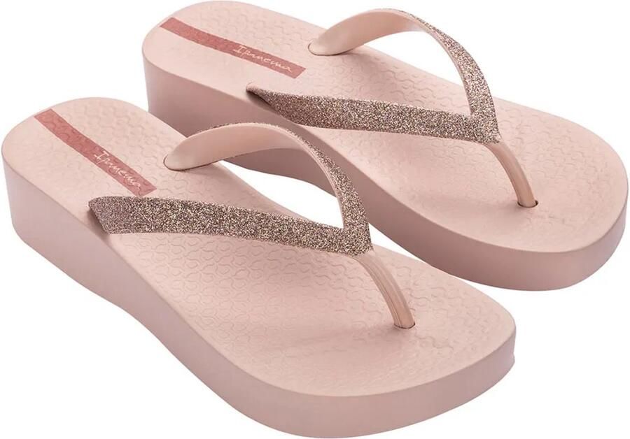 Ipanema Mesh Chic Plat Slippers Roze Vrouw