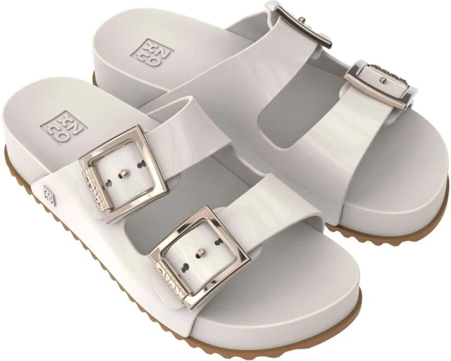 Ipanema Witte veganistische zomerslippers met gesp Beige Dames - Foto 2