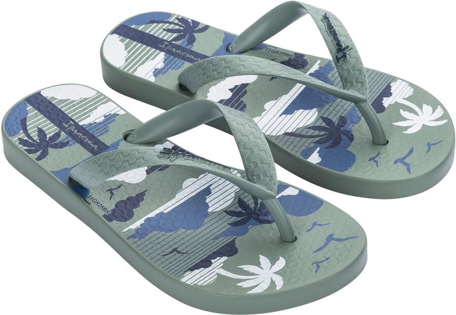 Ipanema Temas Boys Kids Jongens Slippers Green