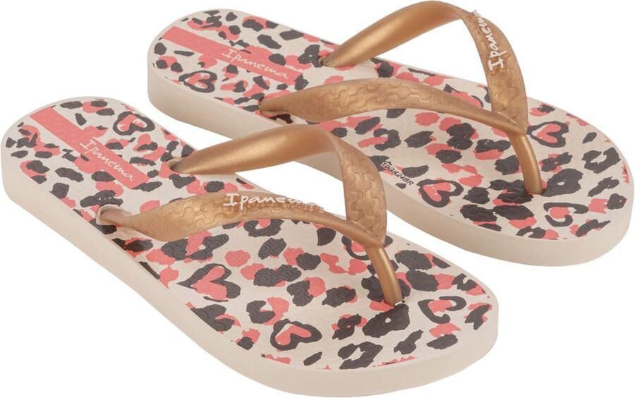 Ipanema Temas Kids Unisex Junior Slippers Beige Gold - Foto 3