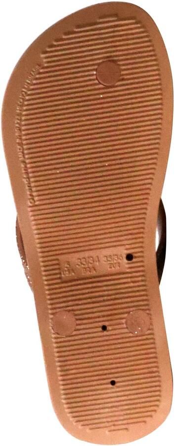 Ipanema Teenslippers 83386 Mesh Chic Plat Fem Brown