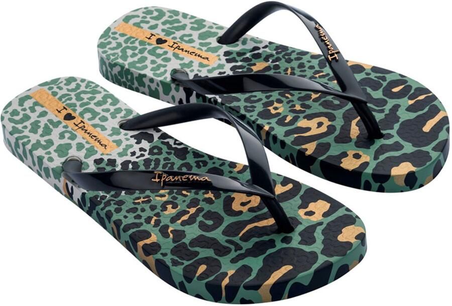 Ipanema VI teenslippers met dierenprint