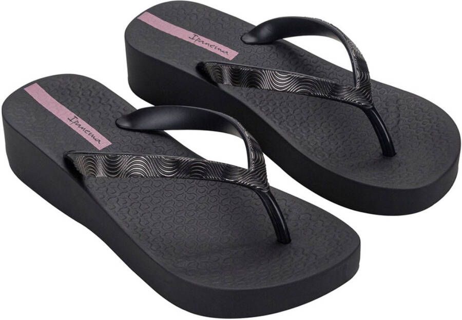 Ipanema Mesh X Plat Slippers Zwart Vrouw