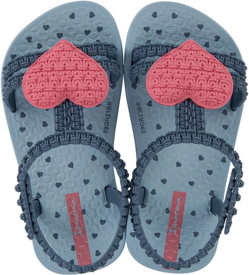 Ipanema My First sandalen blauw roze Meisjes Rubber Meerkleurig 22 23