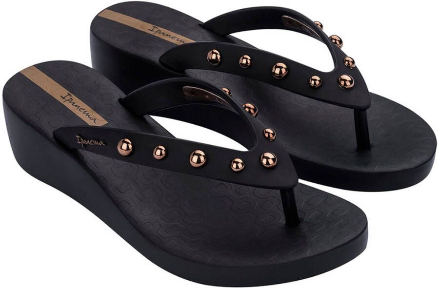 Ipanema Plat Glam Slippers Zwart Vrouw