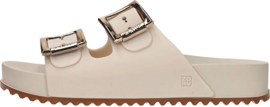 Ipanema Witte veganistische zomerslippers met gesp Beige Dames - Foto 4