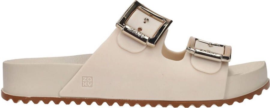Ipanema Witte veganistische zomerslippers met gesp Beige Dames - Foto 3