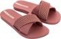 Ipanema Comfortabele Gestreepte Slippers Pink Dames - Thumbnail 2