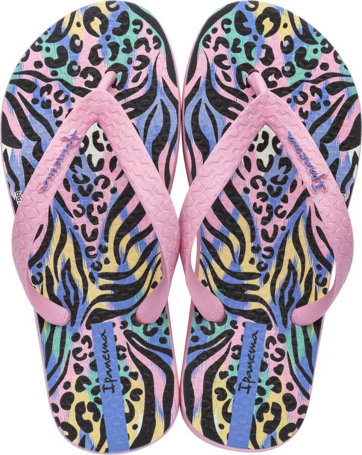 Ipanema Temas teenslippers roze wit multi Meisjes Gerecycled materiaal 25 26