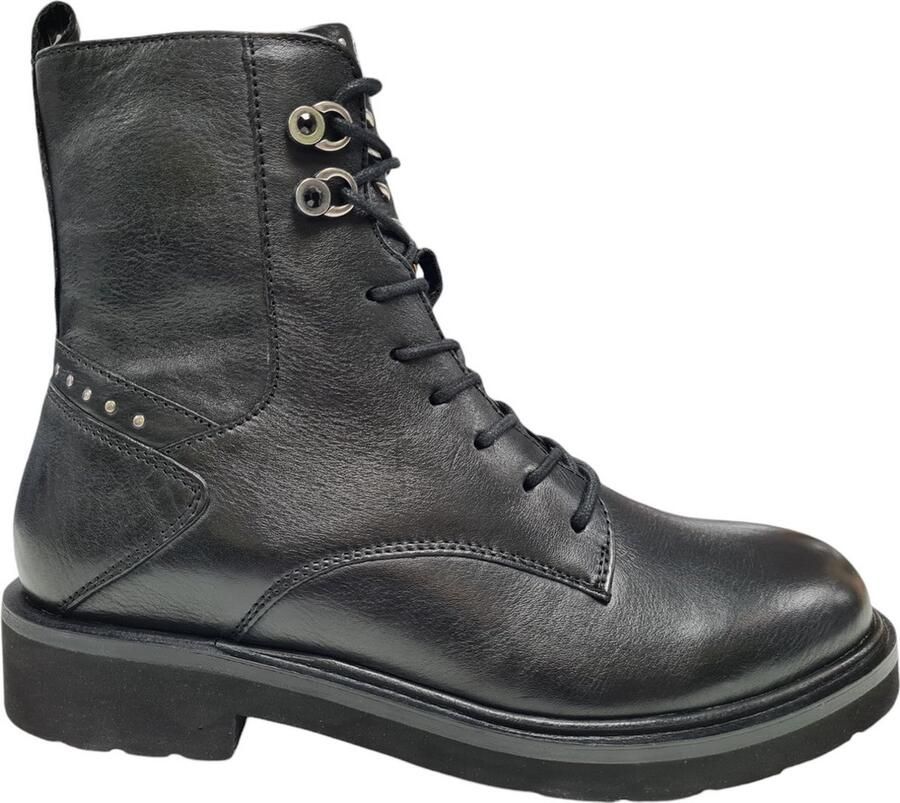 Iqonic Bloc Black Dames Veterboots Zwart