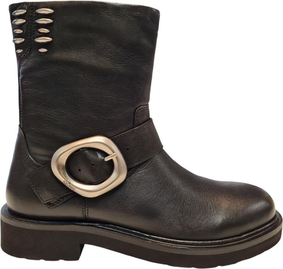 Iqonic Bona Black Dames Laarzen Zwart