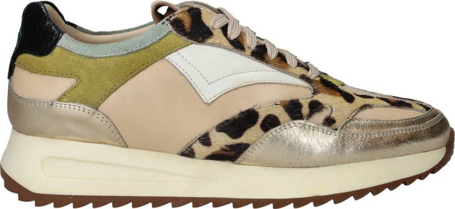 Iqonic Michelle Sneakers Laag Goudkleur