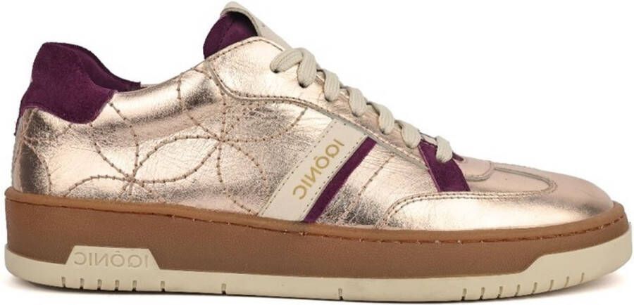 Iqonic Sneakers Laag Sneakers Laag goudkleur