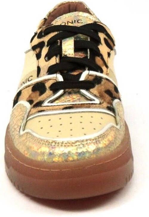 Iqonic sneaker Wish Tracy 5 Gold Leopard