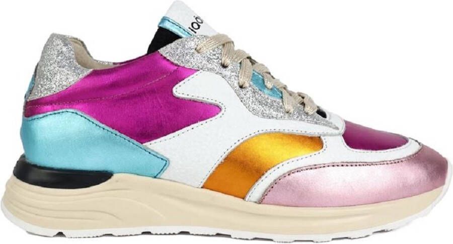 Iqonic Sneakers Roze Leer Combi