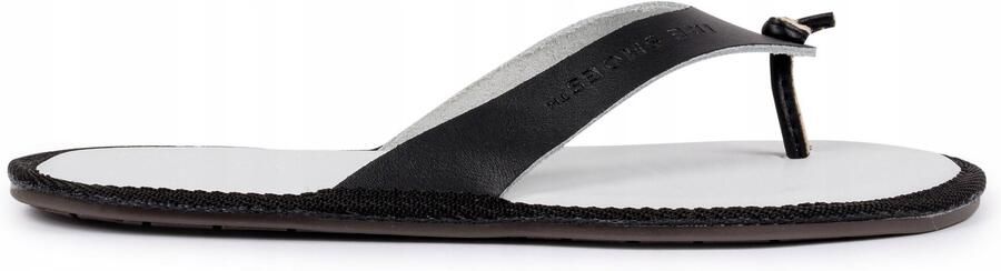 IRE SHOES Dames leren slippers elegante zwarte zomerse japonki