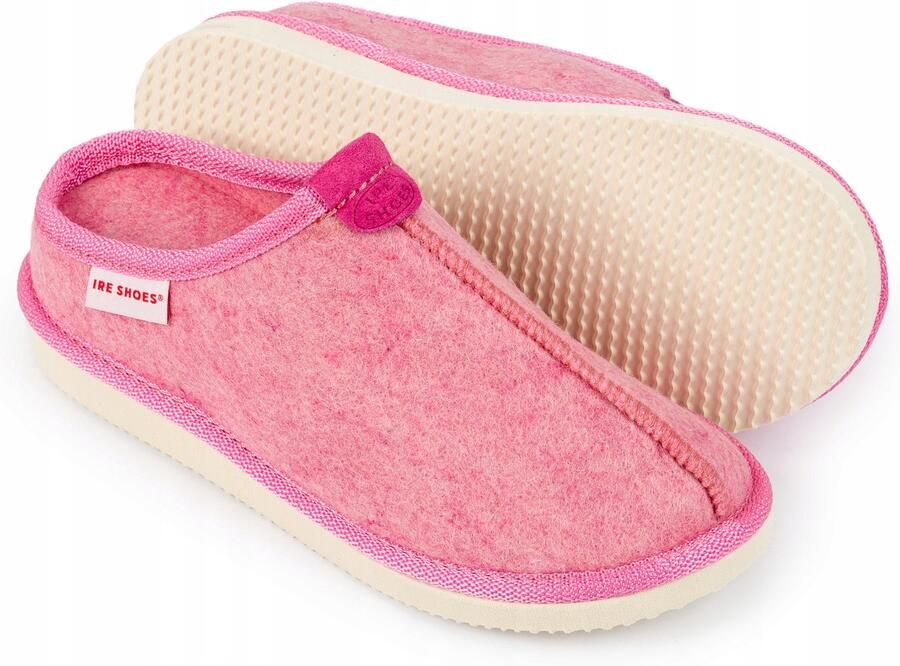 IRE SHOES Dames pantoffels Ireshoces van natuurlijk wolvilt