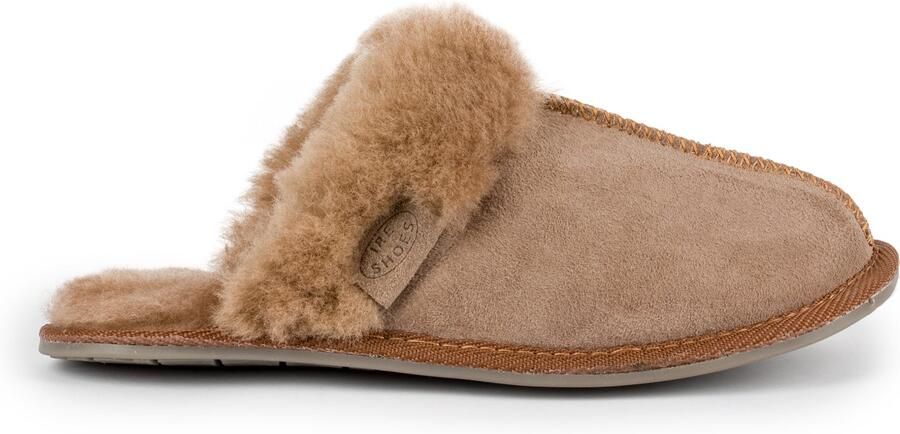 IRE SHOES Dames pantoffels van echt leer bruin