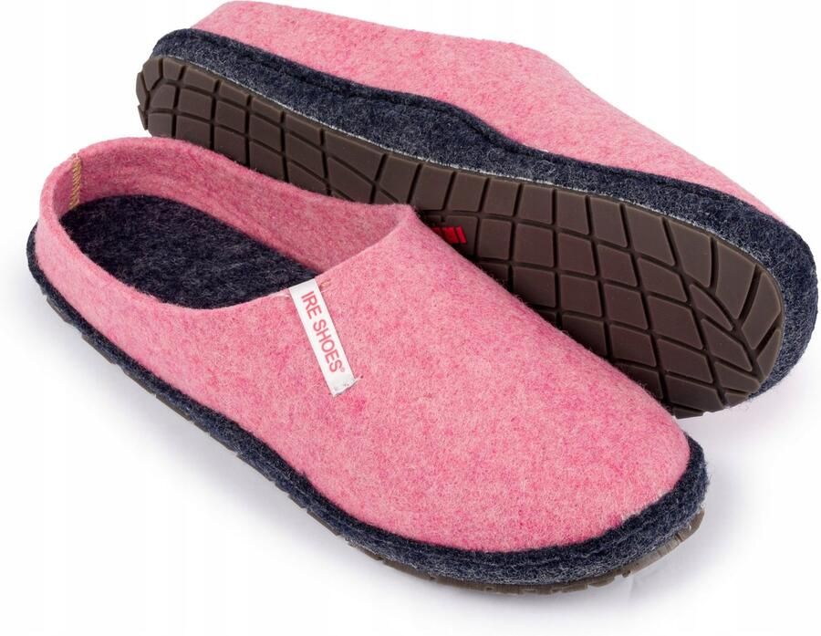 IRE SHOES Dames Pantoffels van Natuurlijk Wolvilt Handgemaakt
