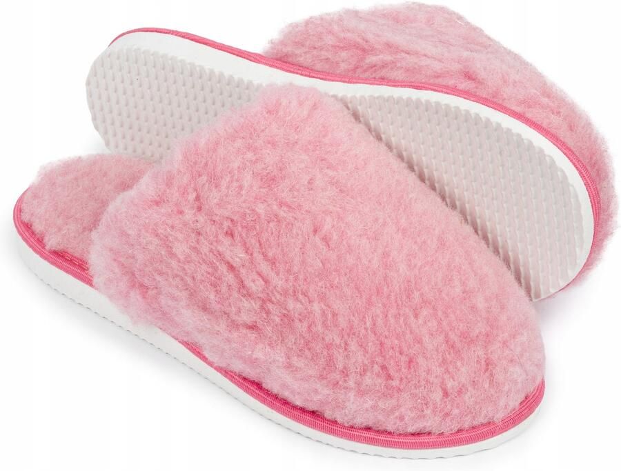 IRE SHOES Dames Pantoffels Wol Roze IreShoes Premium