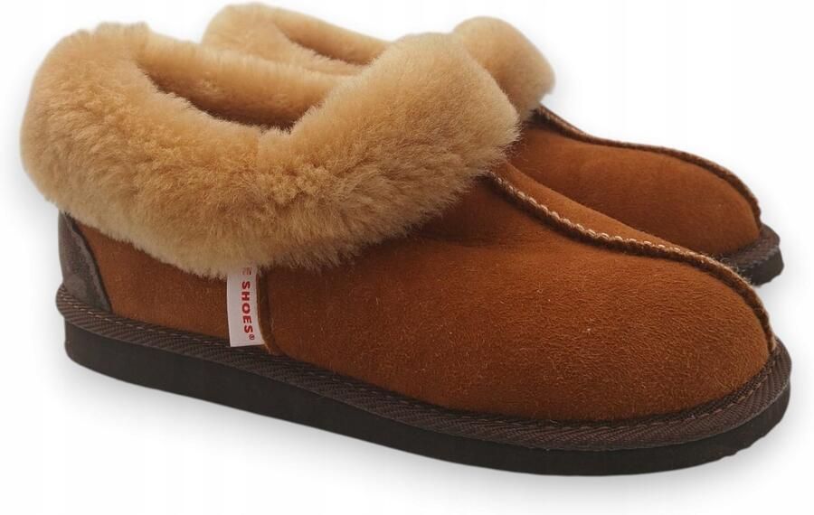 IRE SHOES Dames Pantoffels Zacht Leer & Wol Warm & Comfortabel