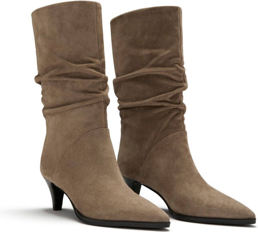 Isabel Bernard IB54005-178 Dames Hoge Laarzen Taupe