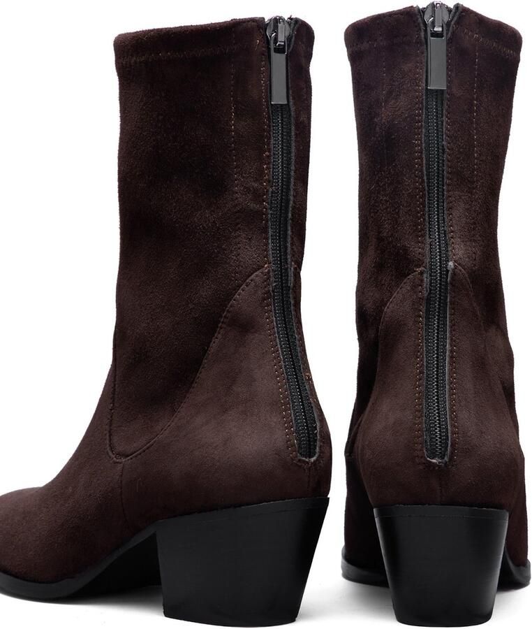 Isabel Bernard Vendôme Dames Schoenen Nylon stretch suède Bruin - Foto 3