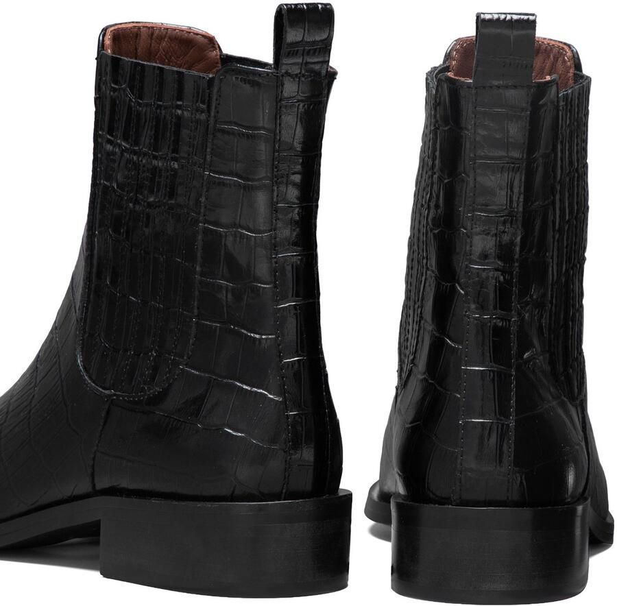 Isabel Bernard Vendôme Dames Chelsea Boots Croco zwart - Foto 2