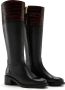 Isabel Bernard Boots & laarzen Vendôme Fem Suede Stretch Overknee Boots in zwart - Thumbnail 5