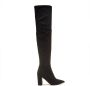 Isabel Bernard Boots & laarzen Vendôme Fem Suede Stretch Overknee Boots in zwart - Thumbnail 3