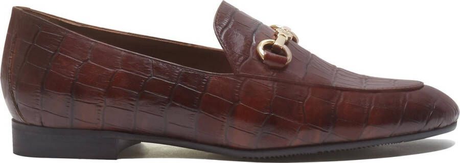 Isabel Bernard Loafers Vendôme Fleur Calfskin Leather Loafers in bruin