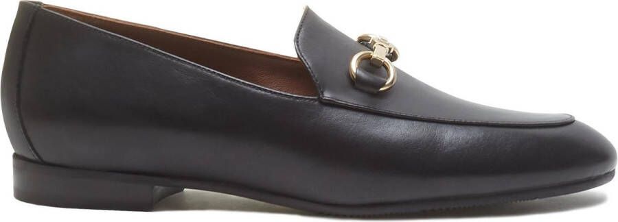 Isabel Bernard Loafers Vendôme Fleur Calfskin Leather Loafers in zwart