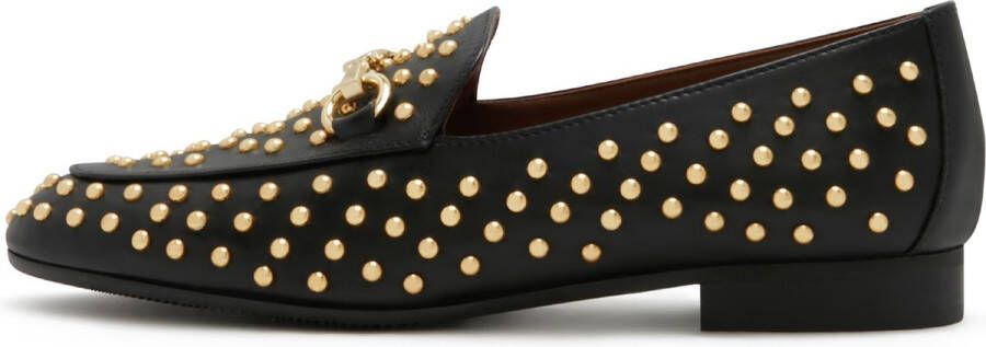 Isabel Bernard Loafers Vendôme Fleur Schwarz Loafers in zwart