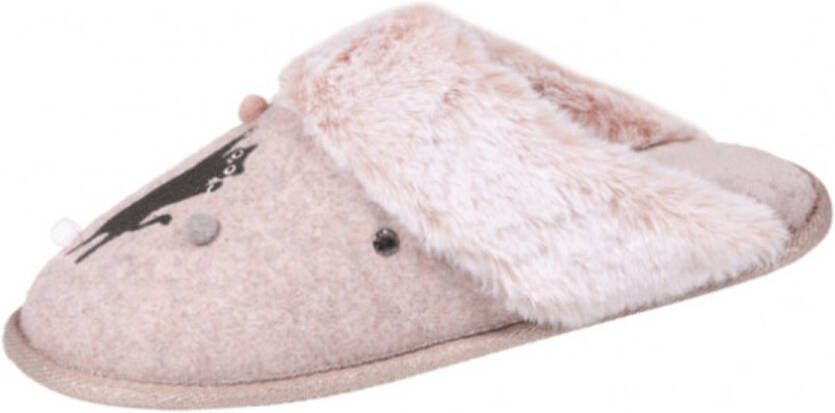 Isotoner Dames Pantoffel Rose Chiné